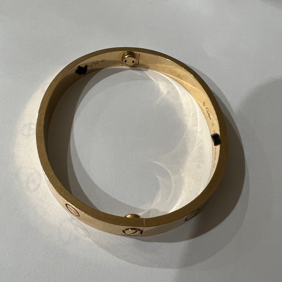 Authentic Cartier Love Bracelet size 17 gold color firm price - Picture 2 of 7